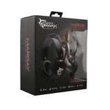 White Shark MARGAY hovedtelefoner/headset Ledningsført Hjelm Spil Sort