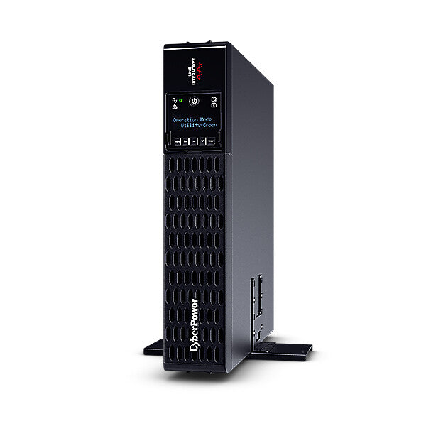 CyberPower PR750ERT2UC UPS-enhed Interaktivt indgangsstik 0,75 kVA 750 W 10 AC stikkontakt(er)
