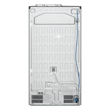 LG InstaView GSXV91PZAE side-by-side køle-fryseskab Fritstående 635 L Sort, Rustfrit stål