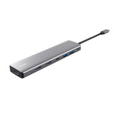 Trust 25661 interface hub USB Type-C Aluminium