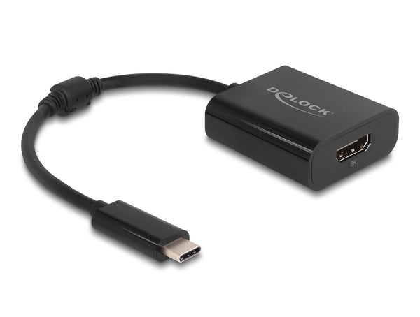 DeLOCK 64175 videokabel adapter 0,15 m USB Type-C HDMI Sort