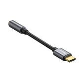 Baseus L54 kabel til mobiltelefon Sort, Grå USB C 3.5mm