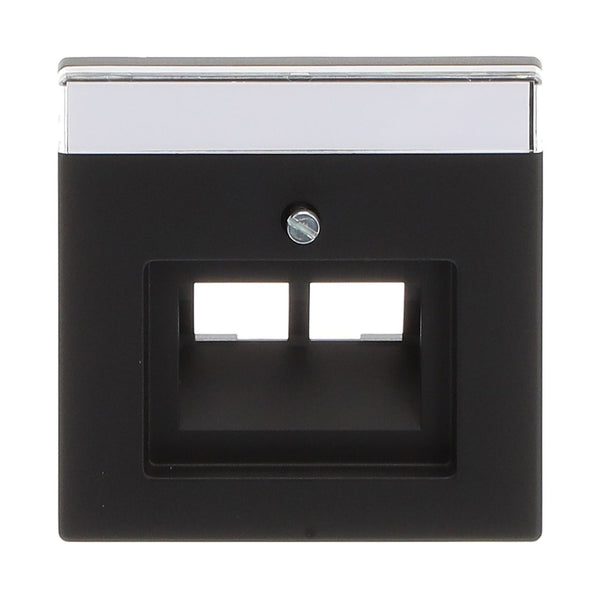 Busch-Jaeger 2CKA001710A3911 kontaktplade & kontakthætte Sort