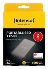Intenso TX500 2 TB USB Type-C 3.2 Gen 2 (3.1 Gen 2) Brun