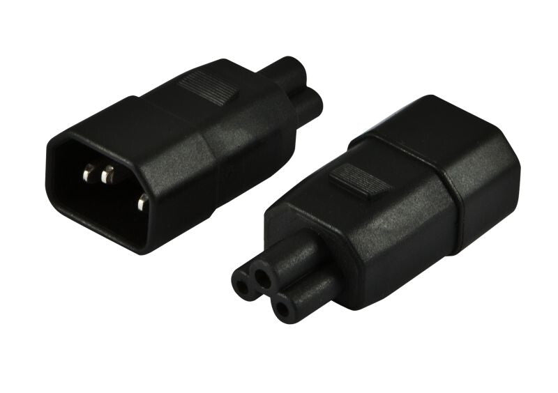 ALLNET ADAP-C14-IEC320-C5 kabel kønsskifter Sort