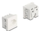 DeLOCK 81437 stikkontakt T13 Hvid