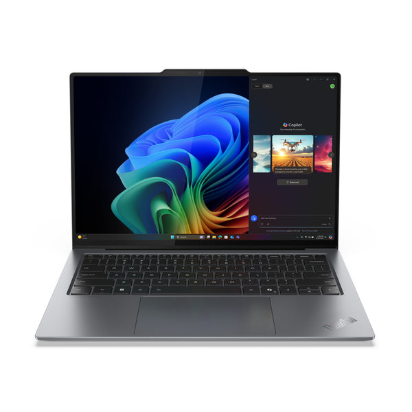Lenovo ThinkPad X9-14 Gen 1 Copilot+ PC Intel Core Ultra 5 228V Laptop 35,6 cm (14") WUXGA 32 GB LPDDR5x-SDRAM 512 GB SSD Wi-Fi 7 (802.11be) Windows 11 Pro Tysk Grå