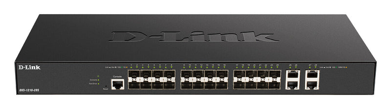 D-Link DXS-1210-28S netværksswitch Administreret L2/L3 10G Ethernet (100/1000/10000) 1U Sort