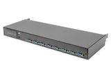Digitus DS-72221-2GE rack-konsol 48,3 cm (19") 1920 x 1080 pixel Sort 1U