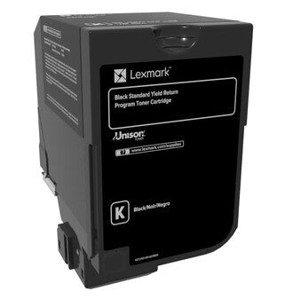 Lexmark 74C2SK0 tonerpatron 1 stk Original Sort