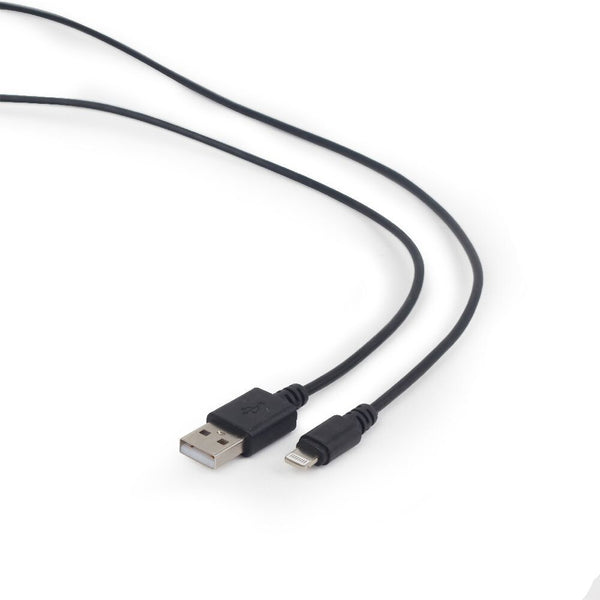 Gembird CC-USB2-AMLM-1M Lightning kabel Sort