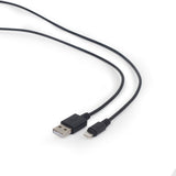 Gembird CC-USB2-AMLM-2M Lightning kabel Sort