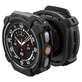 Spigen ACS11611 Smart bærbart (wearable) tilbehør Boks Sort Termoplastisk polyurethan (TPU), Kulfiber