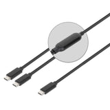 Manhattan 355810 USB-kabel 2 m USB C 2 x USB C 100 W Sort