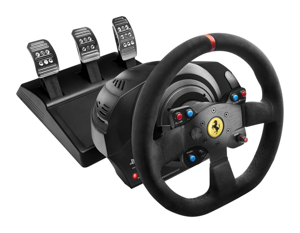 Thrustmaster T300 Ferrari Integral Racing Wheel Alcantara Edition Sort Rat + Pedaler Analog/digital PC, PlayStation 4, Playstation 3