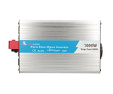 Extralink VOLTAGE CONVERTER 12V - 230V, 1000W, PURE SINUS OPIP-1000W strømadapter og vekselret Automatisk Aluminium