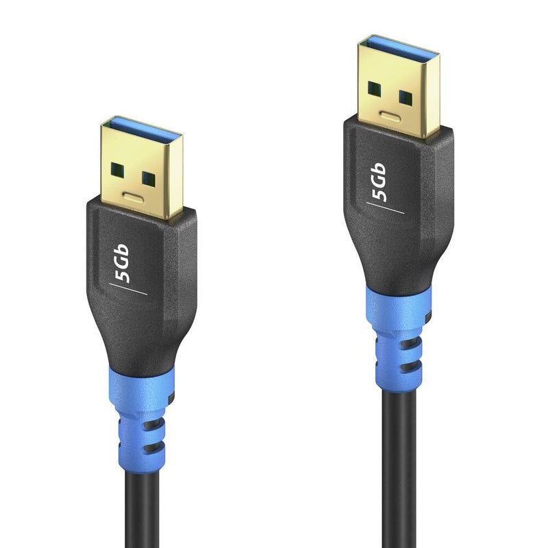 PureLink FI-U310-005 USB-kabel USB 3.2 Gen 1 (3.1 Gen 1) 0,5 m USB A 5 Gbit/sek. 15 W Sort, Blå