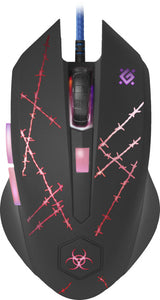 Defender Forced GM-020L mus Spil Ambidextrous USB Type-A Optisk 3200 dpi
