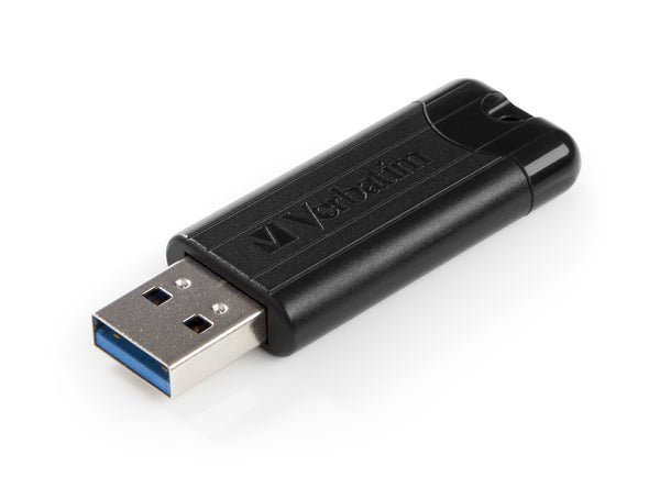 Verbatim PinStripe USB-nøgle 128 GB USB Type-A 3.2 Gen 1 (3.1 Gen 1) Sort