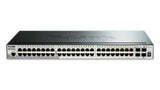 D-Link DGS-1510-52X netværksswitch Administreret L3 Gigabit Ethernet (10/100/1000) 1U Sort