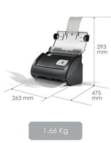 Plustek SmartOffice PS186 ADF-scanner 600 x 600 dpi A4 Sort, Sølv
