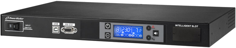 PowerWalker RC-16A strømforsyningsenhed (PDU) 8 AC stikkontakt(er) 1U Sort