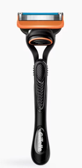 Gillette Fusion5 8001090420831 herre barbermaskine Sikkerhedsskraber Sort, Orange