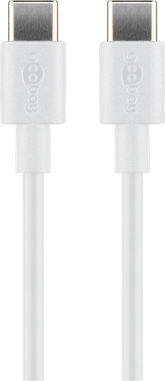Goobay 51244 USB-kabel USB 2.0 2 m USB C 0,48 Gbit/sek. Hvid