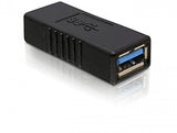 DeLOCK USB 3.0-A Adapter USB-A Sort