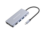 Conceptronic DONN20G dockingstation Ledningsført USB 3.2 Gen 1 (3.1 Gen 1) Type-C Grå