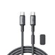 JOYROOM S-A50 C C USB-kabel USB 2.0 1,2 m USB C 0,48 Gbit/sek. 60 W Grå