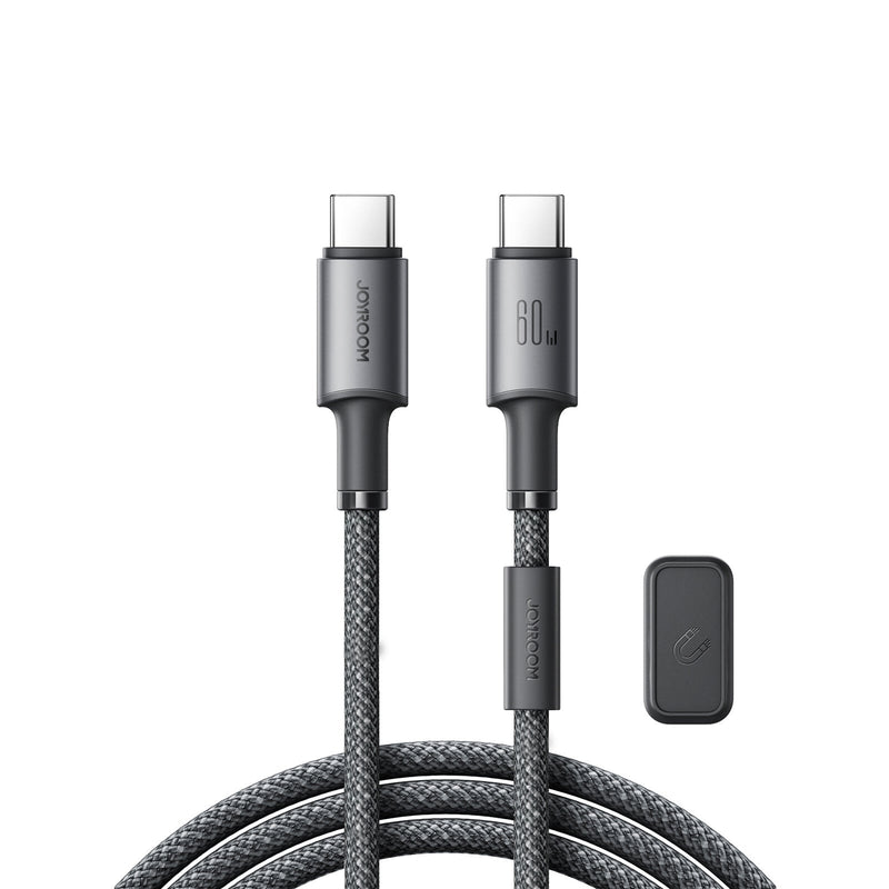 JOYROOM S-A50 C C USB-kabel USB 2.0 1,2 m USB C 0,48 Gbit/sek. 60 W Grå