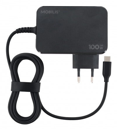 Mobilis 020023 strømadapter og vekselret Indendørs 100 W Sort