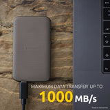 Intenso TX500 2 TB USB Type-C 3.2 Gen 2 (3.1 Gen 2) Brun