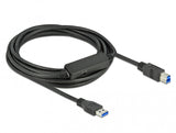 DeLOCK 85379 USB-kabel USB 3.2 Gen 1 (3.1 Gen 1) 5 m USB A USB B 5 Gbit/sek. Sort