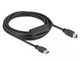 DeLOCK 85379 USB-kabel USB 3.2 Gen 1 (3.1 Gen 1) 5 m USB A USB B 5 Gbit/sek. Sort
