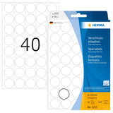 HERMA 2257 selvklæbende film 640 stk Transparent