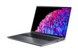 Acer Swift SFX14-72G-788M Intel Core Ultra 7 155H Laptop 36,8 cm (14.5") 2.8K 32 GB LPDDR5-SDRAM 1 TB SSD NVIDIA GeForce RTX 4050 Wi-Fi 6 (802.11ax) Windows 11 Pro Grå