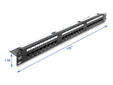 DeLOCK 91087 patch panel 1U