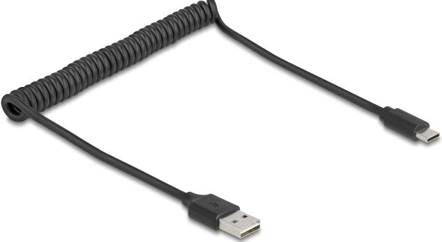 DeLOCK 90133 USB-kabel USB 2.0 0,8 m USB A 480 Gbit/sek. Sort
