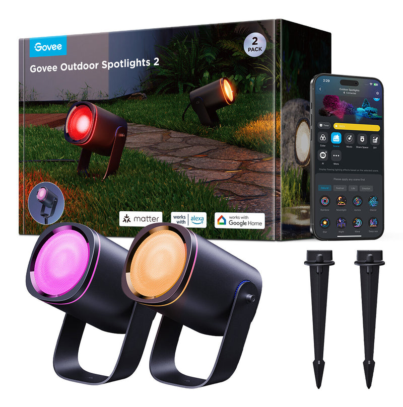 Govee H7093311 intelligent belysning Intelligent lysspot Bluetooth