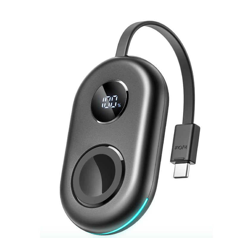 JOYROOM Apple Watch JR-W09 kroviklis juodas Ur Sort USB Trådløs opladning Indendørs, Udendørs