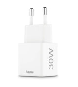 Hama 00201992 oplader til mobil enhed Smartphone Hvid Vekselstrøm Hurtig opladning Indendørs, Udendørs