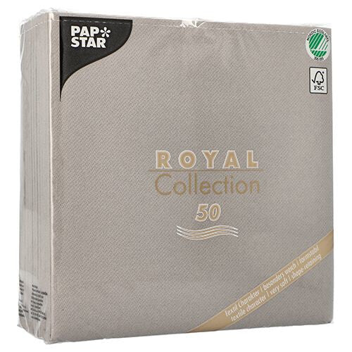 Papstar 10822 serviet Grå 50 stk