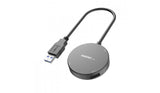 DUDAO 4in1 HUB USB splitter - 1x USB 3.2 Gen 1 / 3x USB 2.0 adapter with cable black (A15B) Ledningsført USB 3.2 Gen 1 (3.1 Gen 1) Type-A Grå