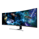 LC-Power LC-M49-DFHD-144-C-Q computerskærm 124,5 cm (49") 3840 x 1080 pixel UltraWide Full HD QLED Sort