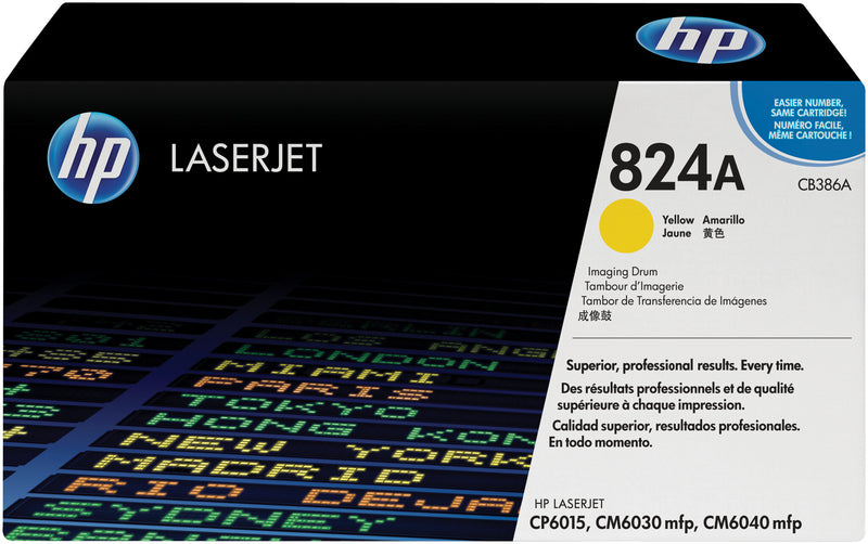 HP 824A LaserJet Image-tromle, gul