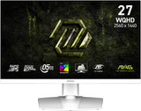 MSI MAG 274QRFW E20 computerskærm 68,6 cm (27") 2560 x 1440 pixel Wide Quad HD LCD Hvid