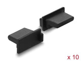 DeLOCK 87490 portstøvdæksel 10 stk USB Type-A