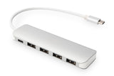 Digitus DA-70242-1 interface hub USB 3.2 Gen 1 (3.1 Gen 1) Type-C 5000 Mbit/s Sølv